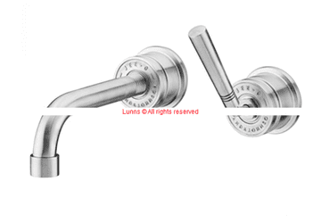 JEE-O-Johnson Soho 2 Hole Concealed Basin Mixer Brushed Stainless Steel - Bespoke Part