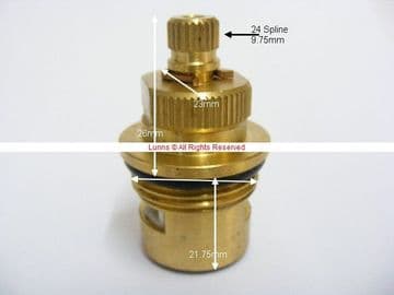 Jurua SQWMBSM Bath Half Turn Ceramic Disc Cartridge AL8- Bespoke Part