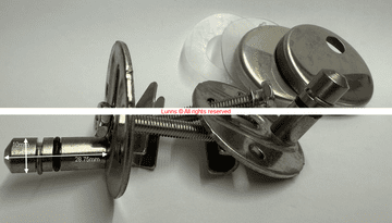 Kansas WM Seat Hinge Peg Fixings 408012 C4032G - Bespoke Part