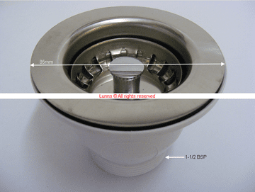 Kelvin 1-1-2in 85mm Mini Basket Strainer NOOF BSW  BL-R - Bespoke Part
