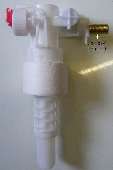 Dal Keramag Cleo Side Entry Float Valve High Pressure 06.00.30 27.30.17