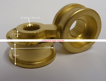 Knight Brass Shower Head Carrier - Bespoke Part