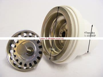 Koi Stein 1-1/2" Basket Strainer Waste ALBA BROZZO BS10.00.39 - Bespoke Part