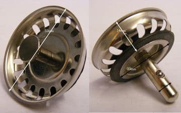 Koi Stein 52mm Basket Strainer Plug (for 1-1/2"/60mm MINI BSW Waste) - Bespoke Part