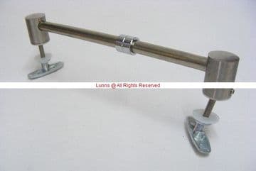 LEC Celmac Bottom Fix Seat Hinge Stainless Steel DGR SH4-3 - Bespoke