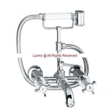 Leonardo V Series Wall Mounted Bath Mixer (150-180mm Inlets)
