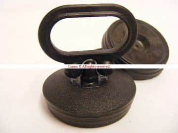 Lira Brevettato 00252 50.5 Diameter 10° Rubber Sink Plug c/w Finger Pull - Bespoke Part