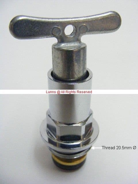Lixil Manual Key Operation Lockshield W Tap Valve ALD12 - Bespoke Part