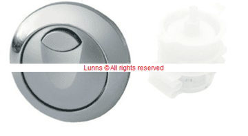 Lixil UtopiaRD Round Button With White Actuator EDL45