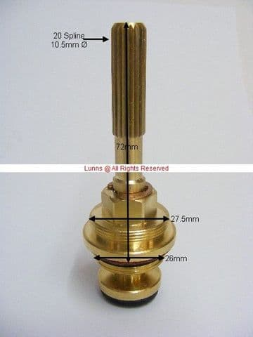 Lixil20 3/4" Washer Valve HG5492729G0715008711 OLDT20-46NLS - Bespoke Part