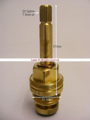 Lixil20 Tall Boy 2057 FDL NF KK Washer Valve G54069058711 T20-41