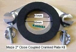 Maze Close Coupler Cranked Plate Kit ME54AE81