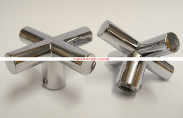 Magnet MFI Angel M-Cross Handles Pair A112.18.1UPC T20-50B - Bespoke Part