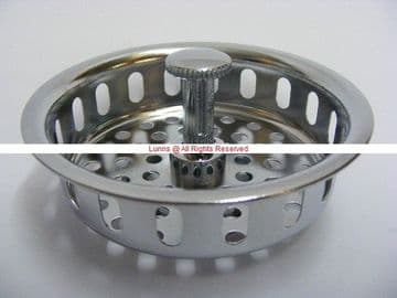 Malay Basket Strainer Waste Loose (Solid) Plug Assembly - Slot Pattern W2-85