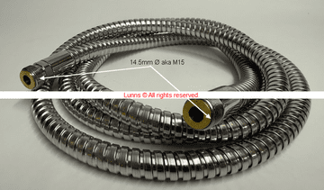 Malay M15xM15 Sink Mixer Pull Out Hose Male Male 2000mm Long - Bespoke Part