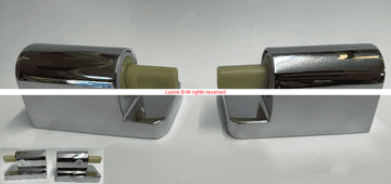 Malta C Series Soft Close Seat Hinges R54SP87111108540 U-RR1 - Bespoke Part