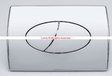 Malta  T Series Flush Plate cw Oval Button - Bespoke Part