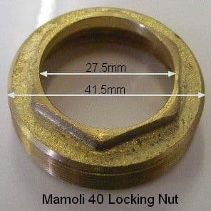 Mamoli 40 locking nut