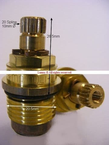 Mamoli20 14 KK NF Tap Compression Washer Valve 26.5mm T20-83-2