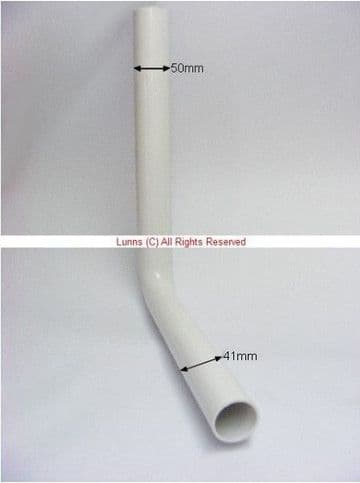 Manta EuroFit FlushPipe Bend 50mmx41mm 450mmx450mm