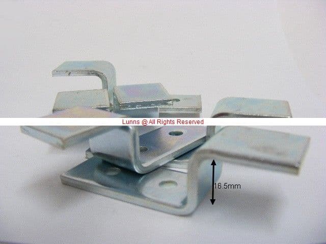 Manta Undermounted Basin Brackets Pack of 6 - Bespoke Part