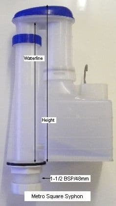Metro In Line Square Syphon