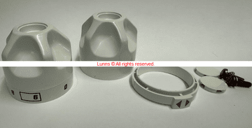 Mira 915 Knob Control Pack White 931.22 - Bespoke Part