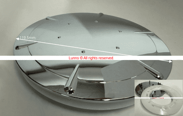 Mira Flight Mk3 Dome Cover for Shower Waste - Bespoke Part