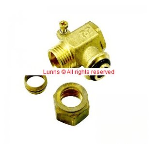 Mira inlet connector assembly 555.76 - Bespoke Part