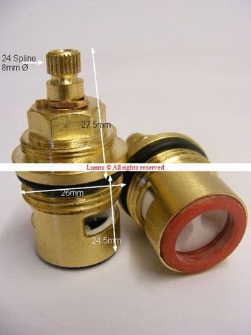 Modena Enna 24 Bath Cartridge Valve B54C24 T24-14