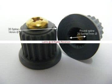 Moretti Pemba 20 Spline Head Carrier for Round 20 Spline Drive T26 Pair - Bespoke Part