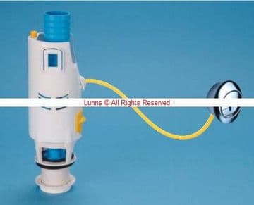Multikwik Multiflush Replacement Dual Flush Valve c/w 800mm Cable & Button MFV2C