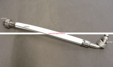 Munk Mk1 White Internal Inlet Valve Hose - Bespoke Part