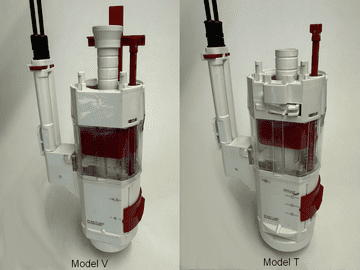Munk Twin Cable Flush Valve FV13 FVL38 aka www.triaqua.co.uk - Bespoke Part