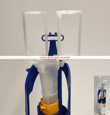 Mura54-74 Canopy Flush Valve CTYLRM - Bespoke Part