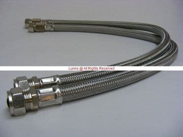 Myson Kickspace Hoses 15mmx15mm c/w Isolating Valves (Pair) MR - Bespoke Part