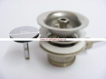 Neoperl Old Pattern Pop Up Waste Plug Only - Bespoke Part