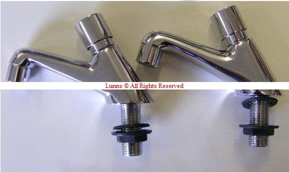 Non Concussive U Series Adult Timed Control Basin Taps (Pair)