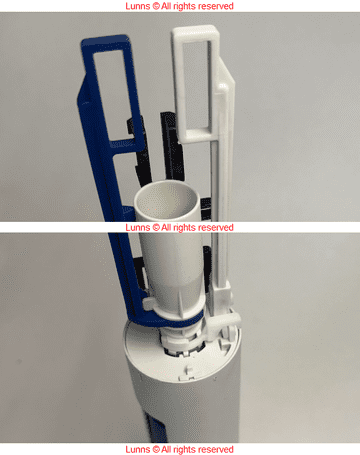 Oceanwell D33-CJ302-02 ROUND Flush Valve 5PC RR1MALTA X2 - Bespoke Part