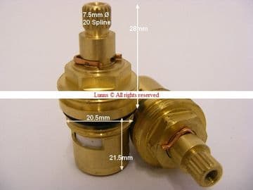 Orbit Mk2 BS5412 2028 1/2in NST Ceramic Disc Cartridge V54ELE T20-30 Pair