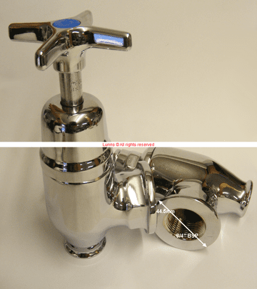 P.Egerton In-Side Bath Taps Pair OPXPRL - Bespoke Part