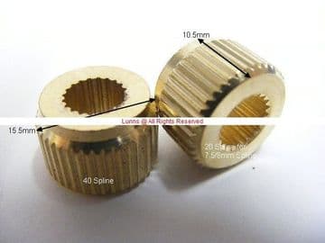 Paita Black Base 4020 Head Carrier/Spline Adaptor for P54NW545 Pair - Bespoke Part