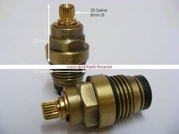 Paita20  Sink Washer Valves NST Pair T20-46A - Bespoke Part