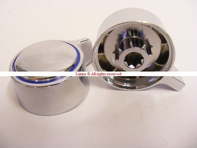 Pearl/Targa Mk1 8 Spline Handles Chrome TM2223 (Pair) U-TH-3