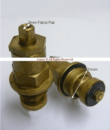 Pegler Prestex Basin Tap and Mixer Compression Washer Valve - Bespoke Part