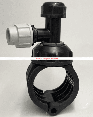 PLA 90mmx25mm Saddle Clamp with Drill Activated Cutter- Bespoke Part