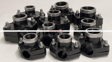 PLA Mains Water Pipe Saddle Clamp - Bespoke Part