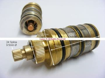 Pluma 3 Oring Thermostatic Shower Cartridge P54GRUB SC32A Bespoke Part