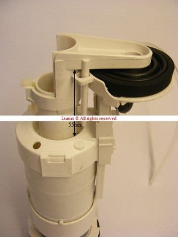 PnueXCompact Flush Valve _No Basket) FVX25