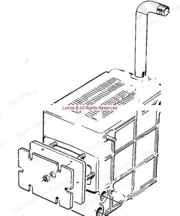 Potterton Netaheat Electronic Heat Exchanger 205673 - Bespoke Part